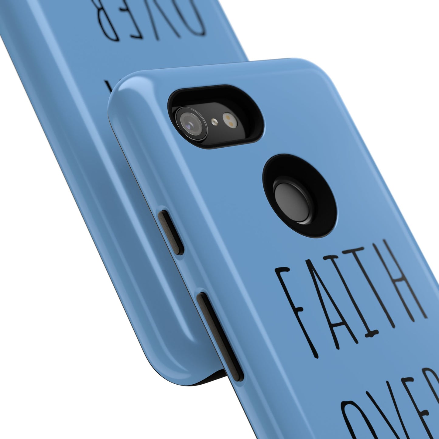 Faith Over Fear Phone Case, Motivational Phone Cover, Inspirational Tech Accessories, Gift for Friends, Affirmation Case