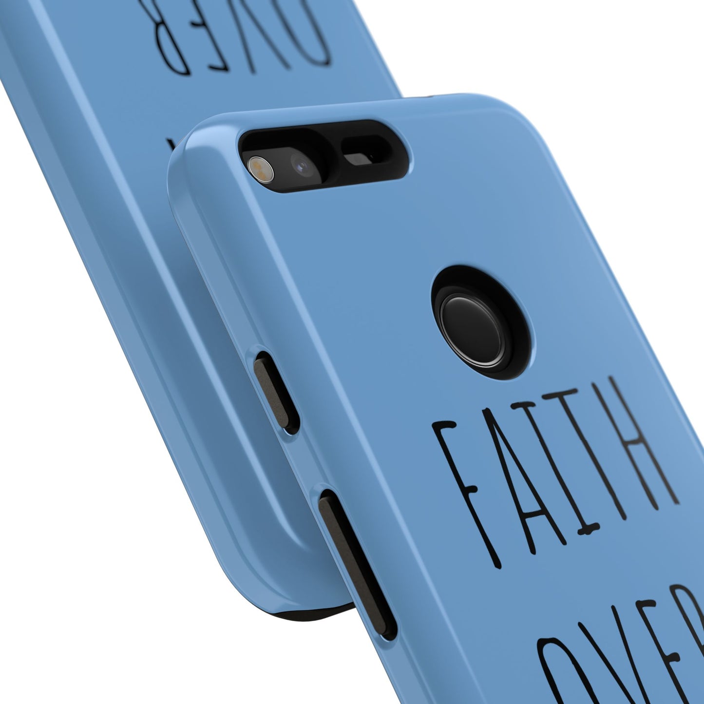 Faith Over Fear Phone Case, Motivational Phone Cover, Inspirational Tech Accessories, Gift for Friends, Affirmation Case
