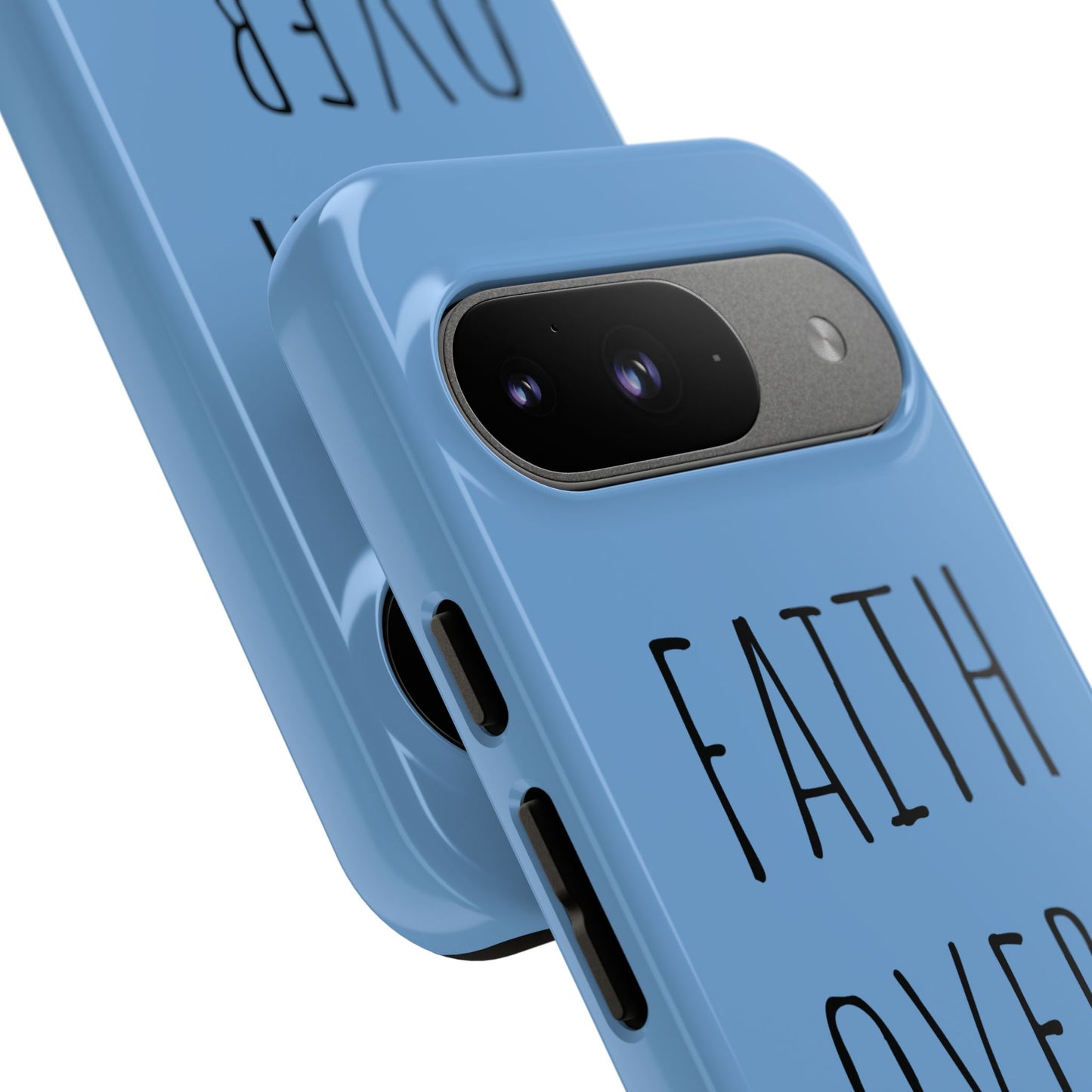 Faith Over Fear Phone Case, Motivational Phone Cover, Inspirational Tech Accessories, Gift for Friends, Affirmation Case