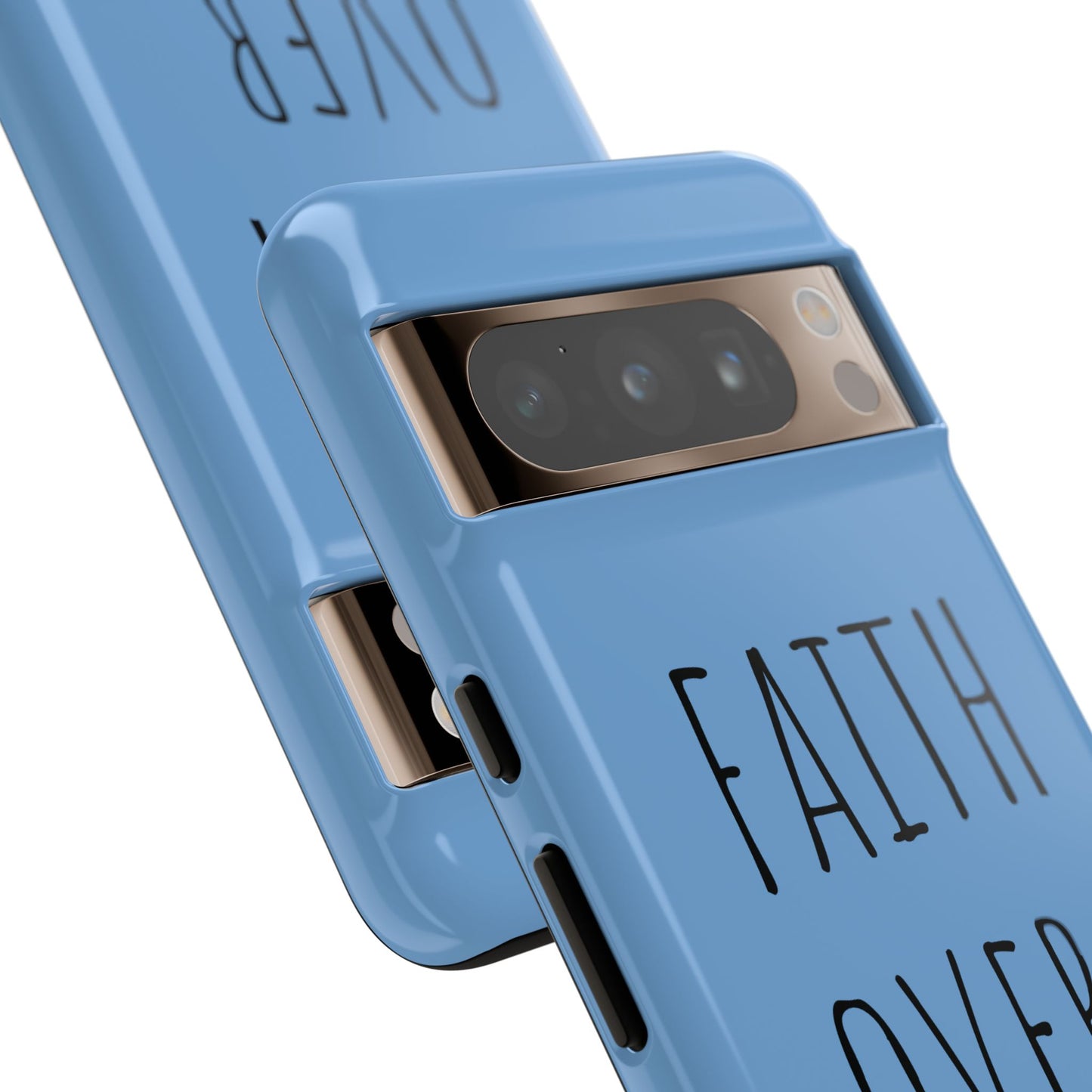 Faith Over Fear Phone Case, Motivational Phone Cover, Inspirational Tech Accessories, Gift for Friends, Affirmation Case