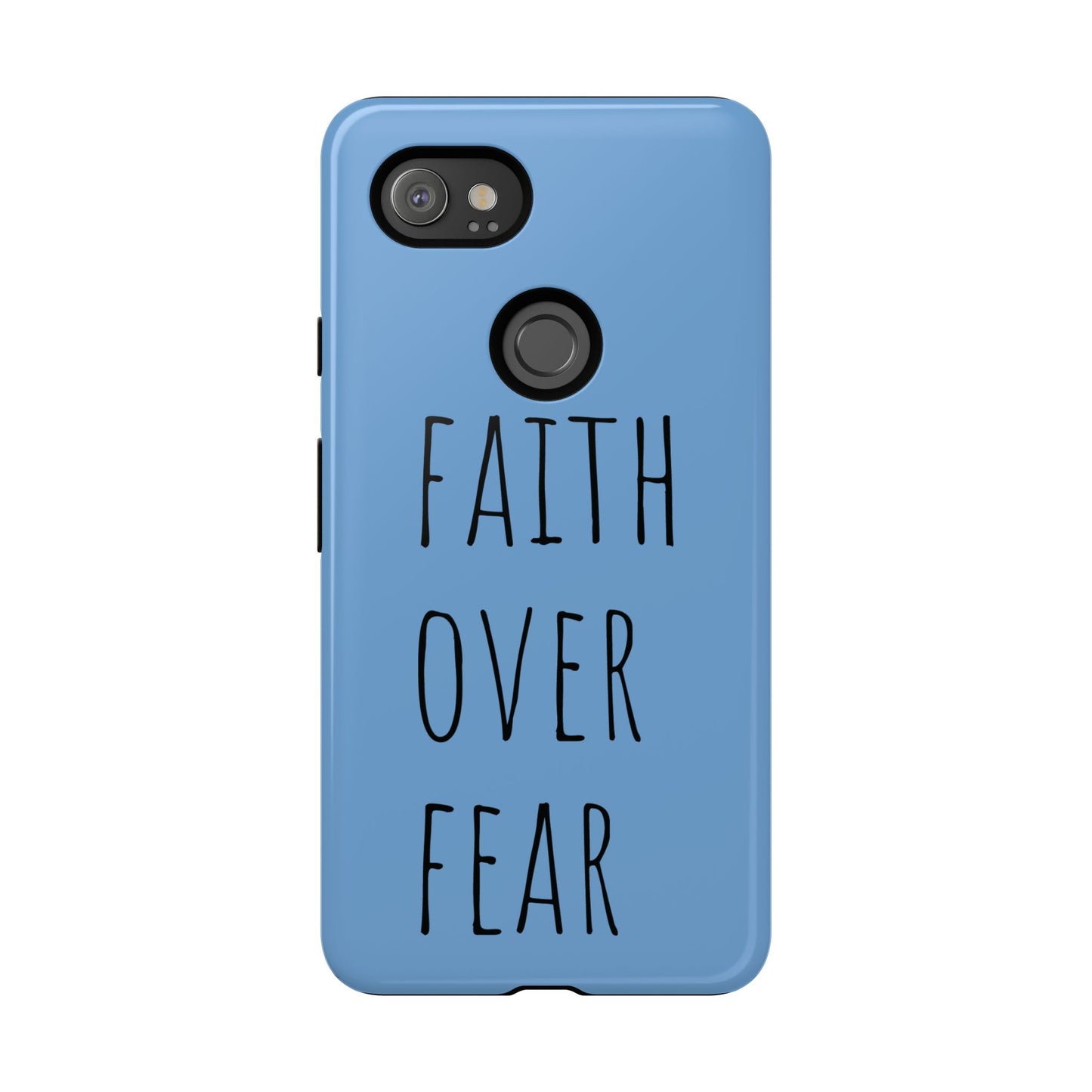Faith Over Fear Phone Case, Motivational Phone Cover, Inspirational Tech Accessories, Gift for Friends, Affirmation Case