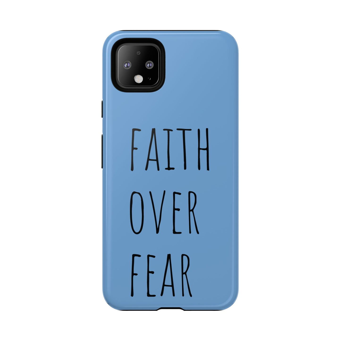 Faith Over Fear Phone Case, Motivational Phone Cover, Inspirational Tech Accessories, Gift for Friends, Affirmation Case