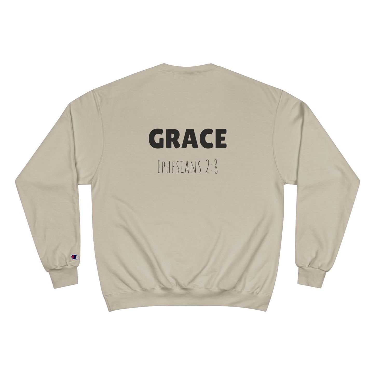Grace Champion Sweatshirt, Inspirational Sweatshirt, Christian Apparel, Religious Gift, Faith-Based Clothing, Cozy Scripture Sweatshirt