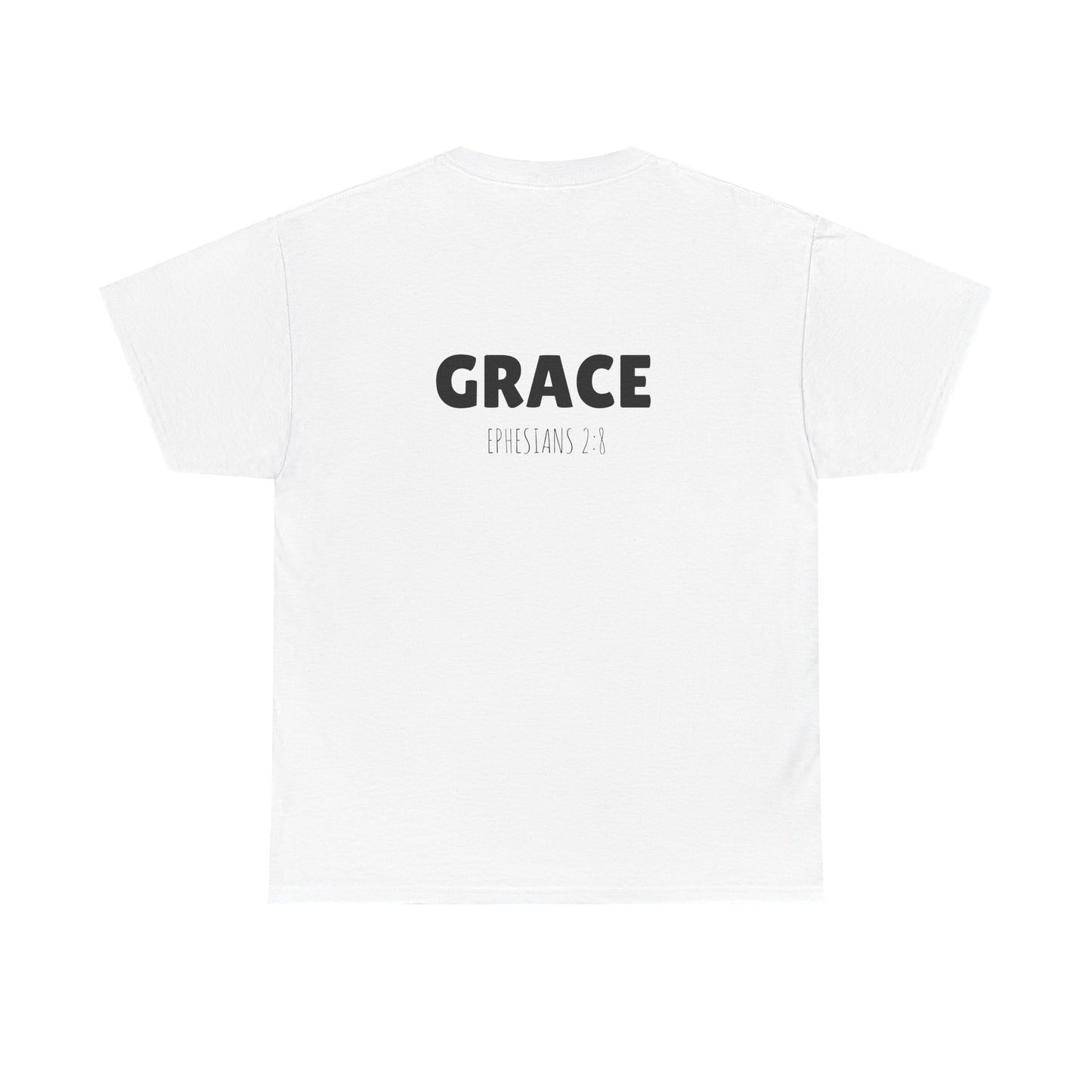 Chic Unisex Heavy Cotton Tee with 'Grace' Design - Perfect for Daily Wear, Gifts, Self-Love, Inspirational Apparel