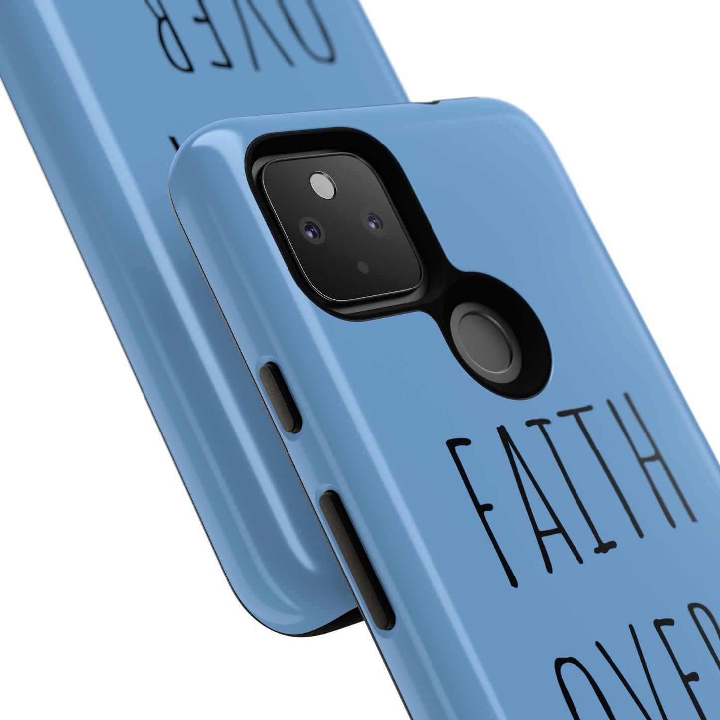 Faith Over Fear Phone Case, Motivational Phone Cover, Inspirational Tech Accessories, Gift for Friends, Affirmation Case