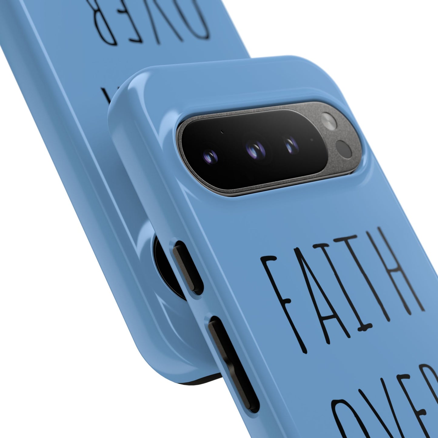 Faith Over Fear Phone Case, Motivational Phone Cover, Inspirational Tech Accessories, Gift for Friends, Affirmation Case