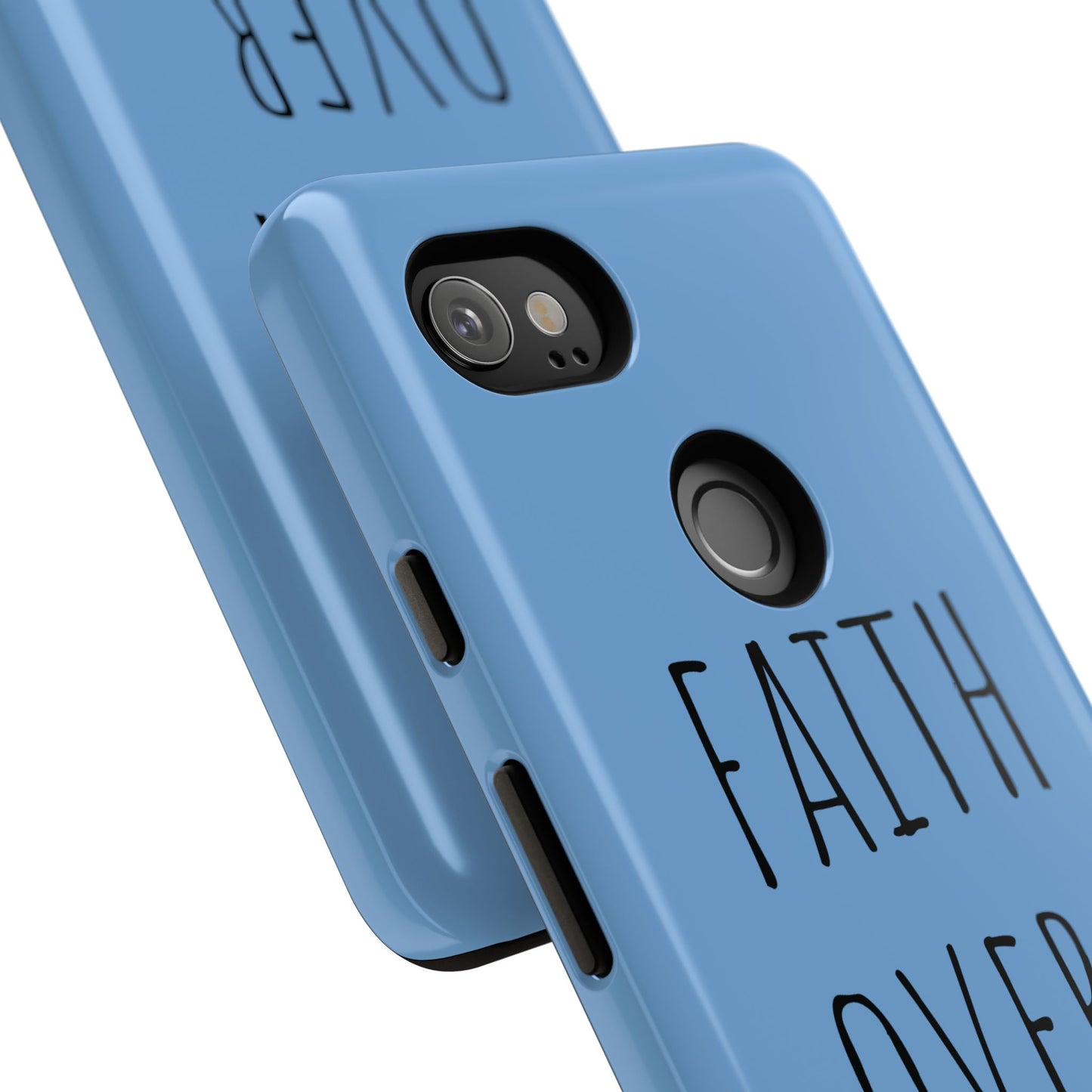 Faith Over Fear Phone Case, Motivational Phone Cover, Inspirational Tech Accessories, Gift for Friends, Affirmation Case