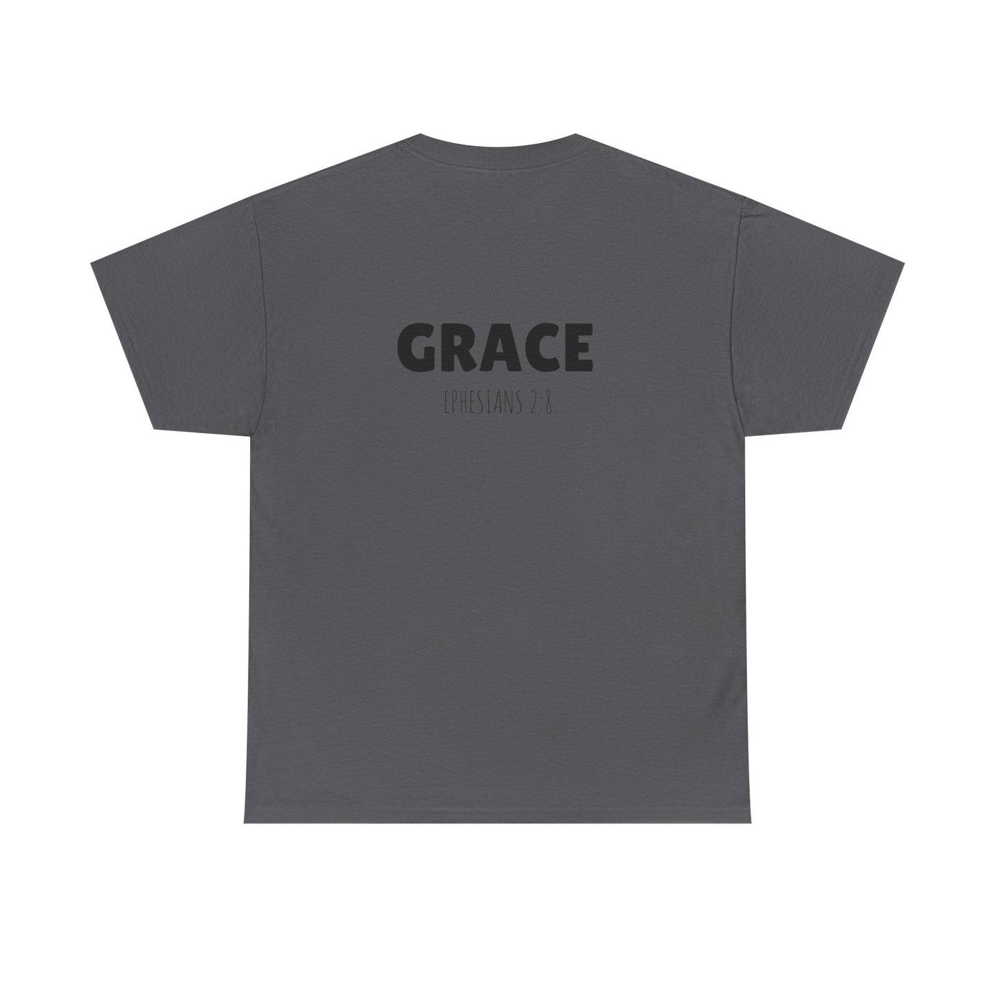 Chic Unisex Heavy Cotton Tee with 'Grace' Design - Perfect for Daily Wear, Gifts, Self-Love, Inspirational Apparel