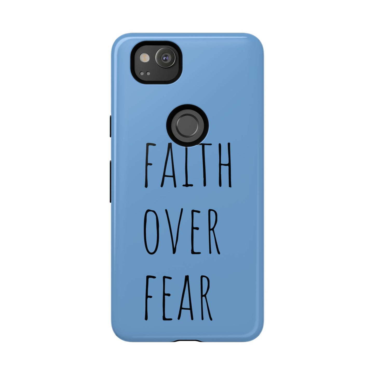 Faith Over Fear Phone Case, Motivational Phone Cover, Inspirational Tech Accessories, Gift for Friends, Affirmation Case