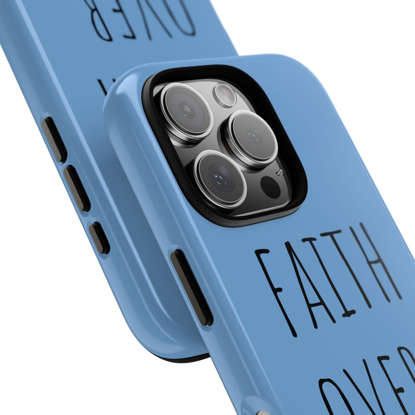 Faith Over Fear Phone Case, Motivational Phone Cover, Inspirational Tech Accessories, Gift for Friends, Affirmation Case