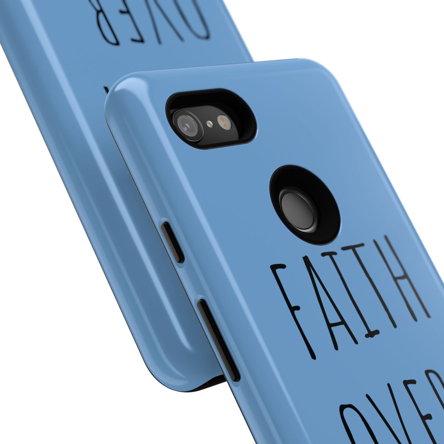 Faith Over Fear Phone Case, Motivational Phone Cover, Inspirational Tech Accessories, Gift for Friends, Affirmation Case