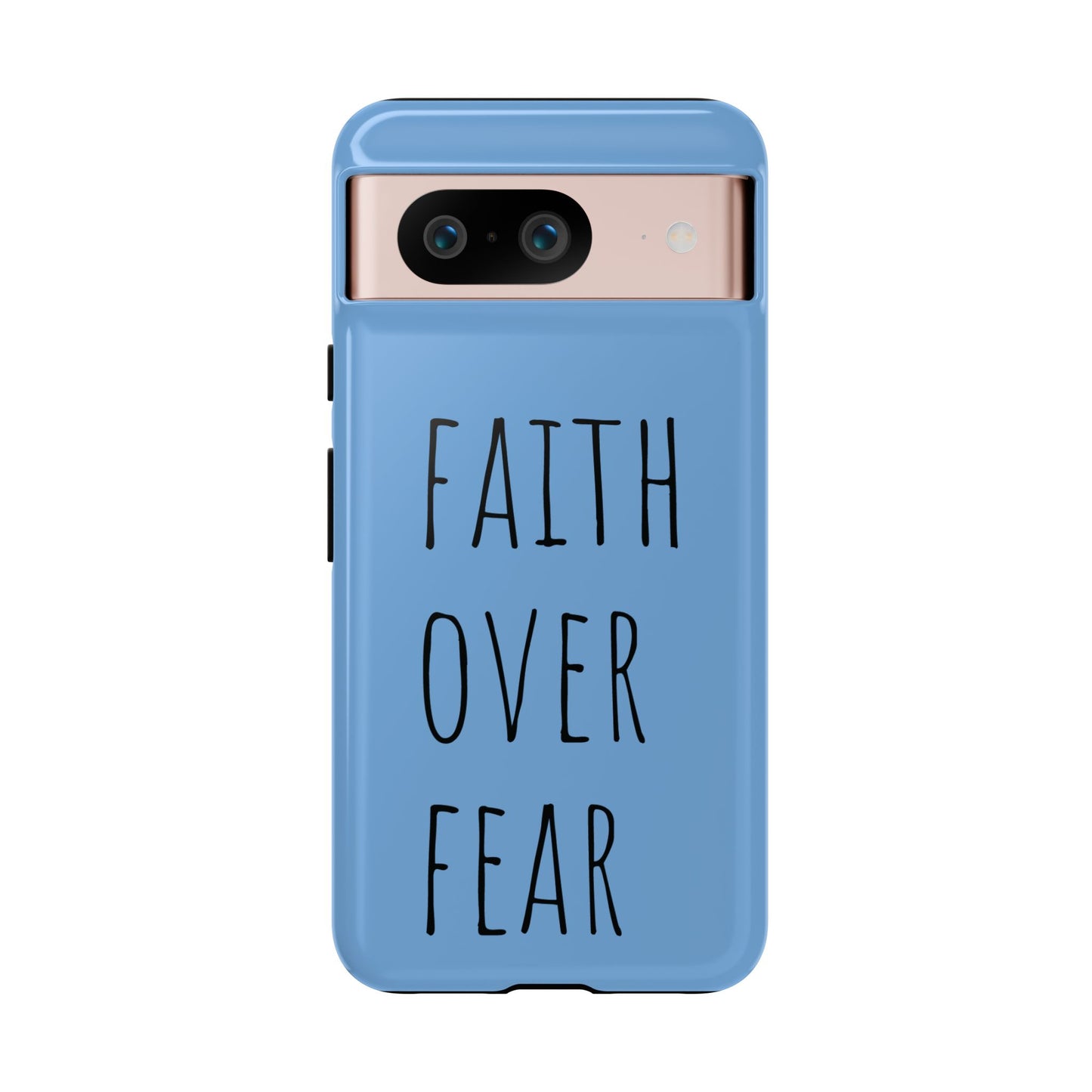 Faith Over Fear Phone Case, Motivational Phone Cover, Inspirational Tech Accessories, Gift for Friends, Affirmation Case
