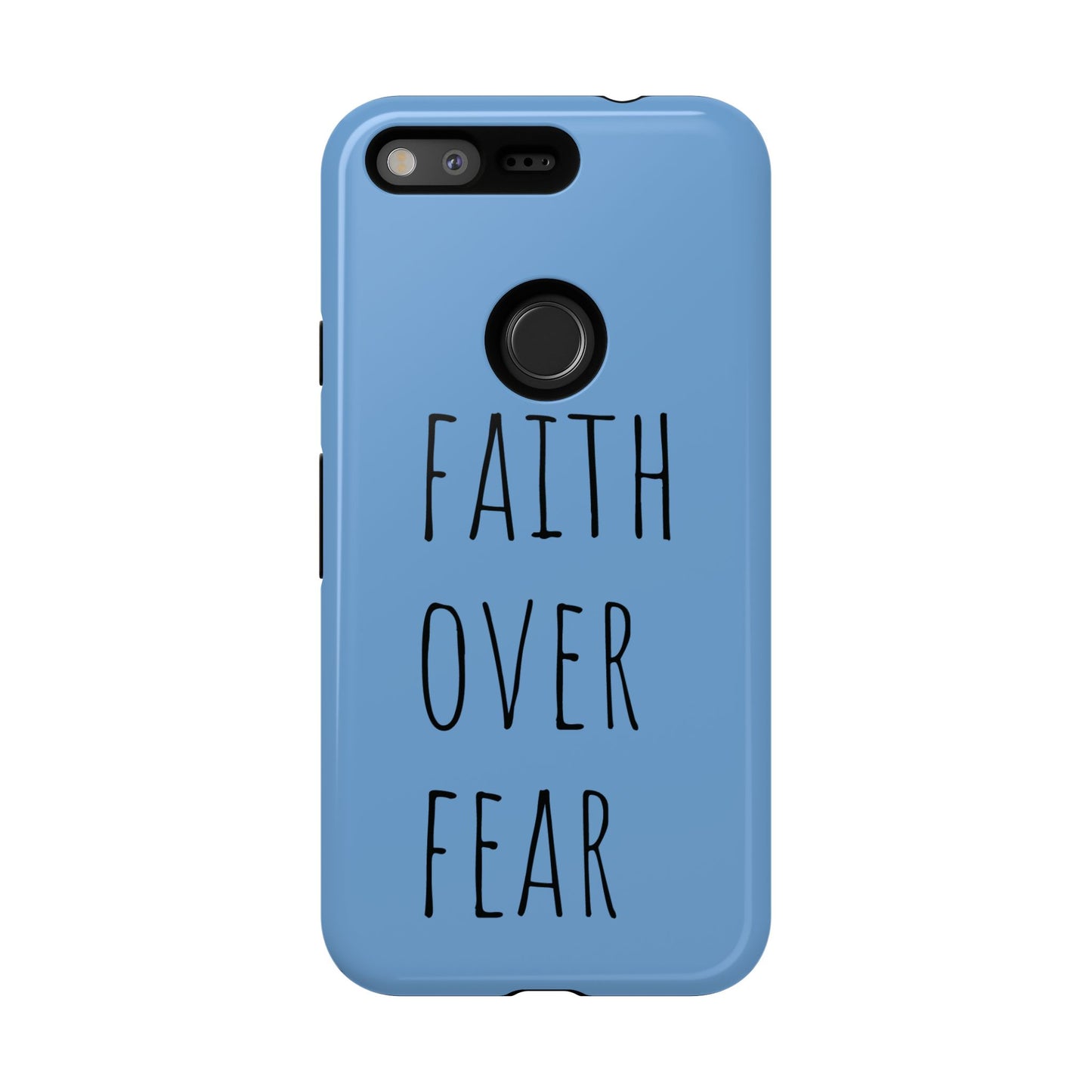 Faith Over Fear Phone Case, Motivational Phone Cover, Inspirational Tech Accessories, Gift for Friends, Affirmation Case
