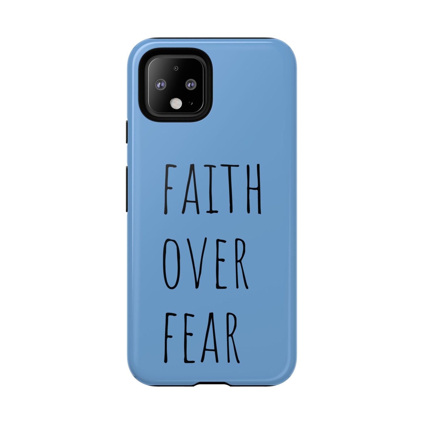 Faith Over Fear Phone Case, Motivational Phone Cover, Inspirational Tech Accessories, Gift for Friends, Affirmation Case