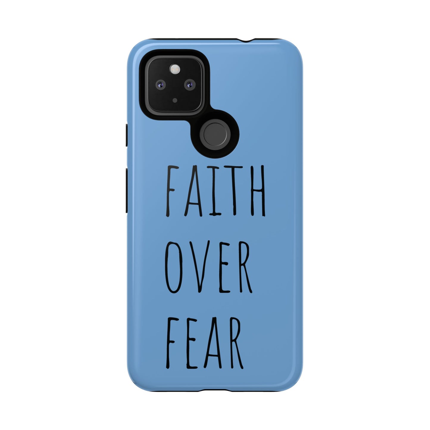 Faith Over Fear Phone Case, Motivational Phone Cover, Inspirational Tech Accessories, Gift for Friends, Affirmation Case