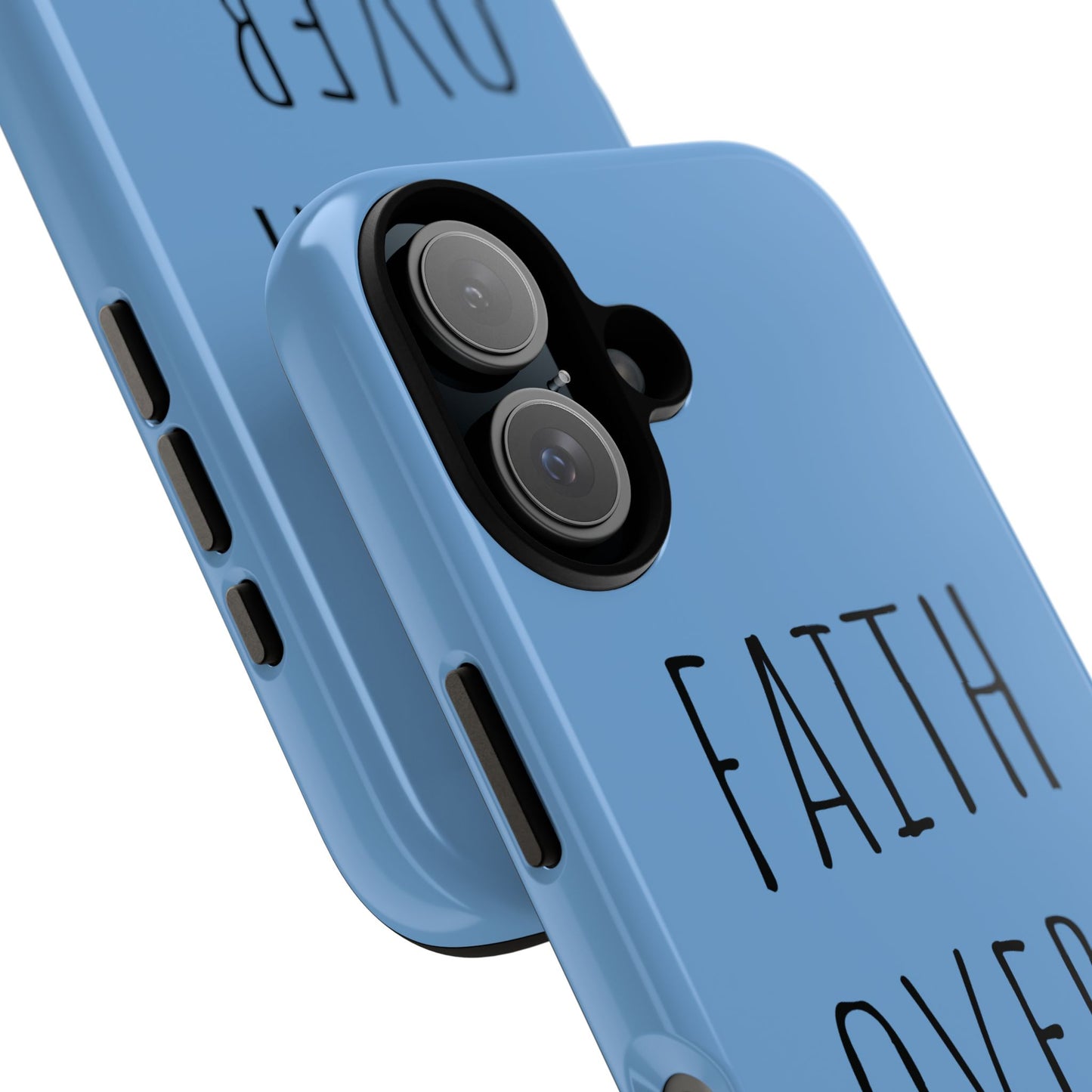 Faith Over Fear Phone Case, Motivational Phone Cover, Inspirational Tech Accessories, Gift for Friends, Affirmation Case