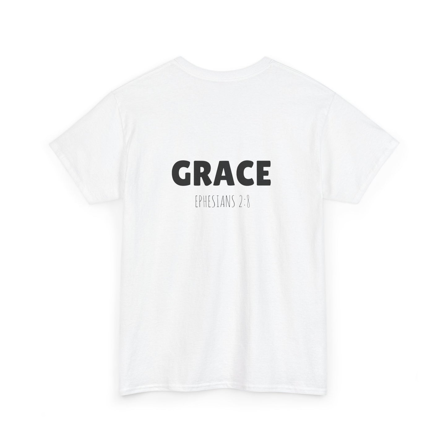Chic Unisex Heavy Cotton Tee with 'Grace' Design - Perfect for Daily Wear, Gifts, Self-Love, Inspirational Apparel