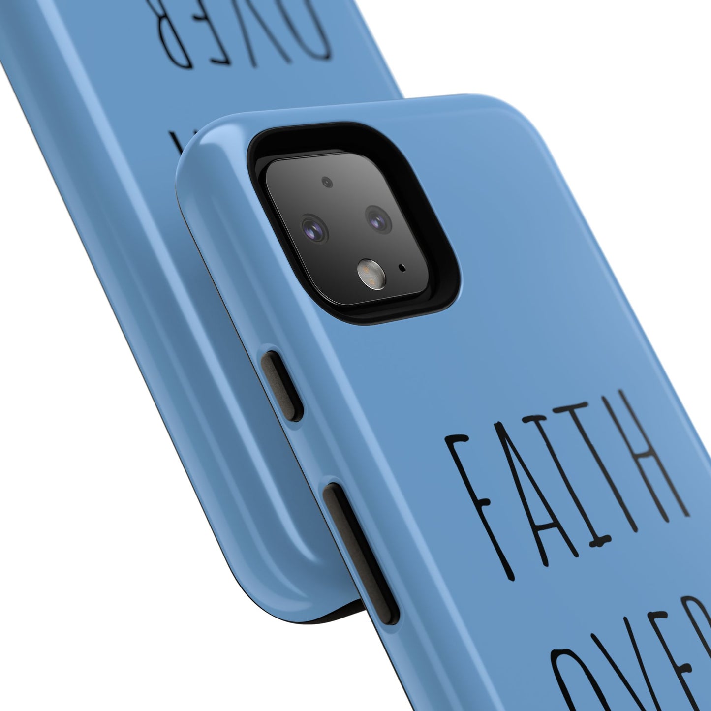 Faith Over Fear Phone Case, Motivational Phone Cover, Inspirational Tech Accessories, Gift for Friends, Affirmation Case
