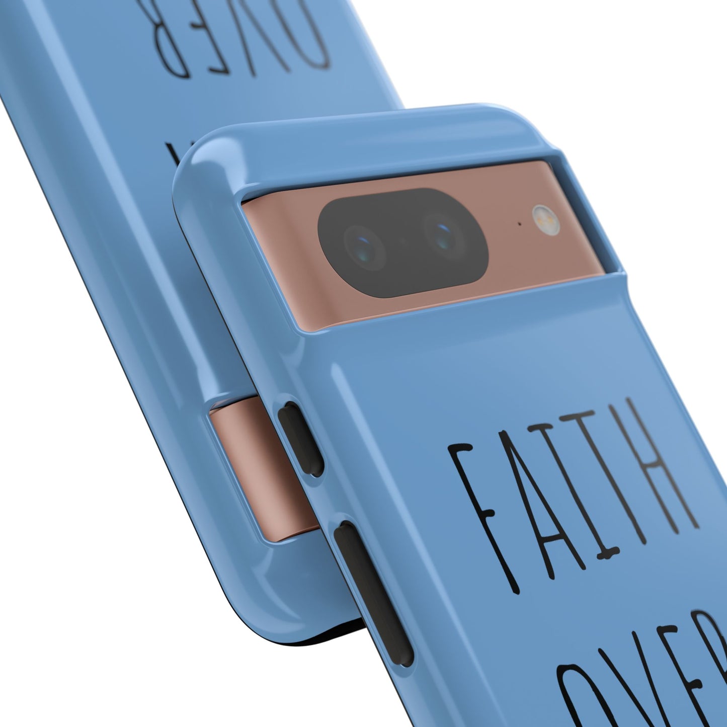 Faith Over Fear Phone Case, Motivational Phone Cover, Inspirational Tech Accessories, Gift for Friends, Affirmation Case