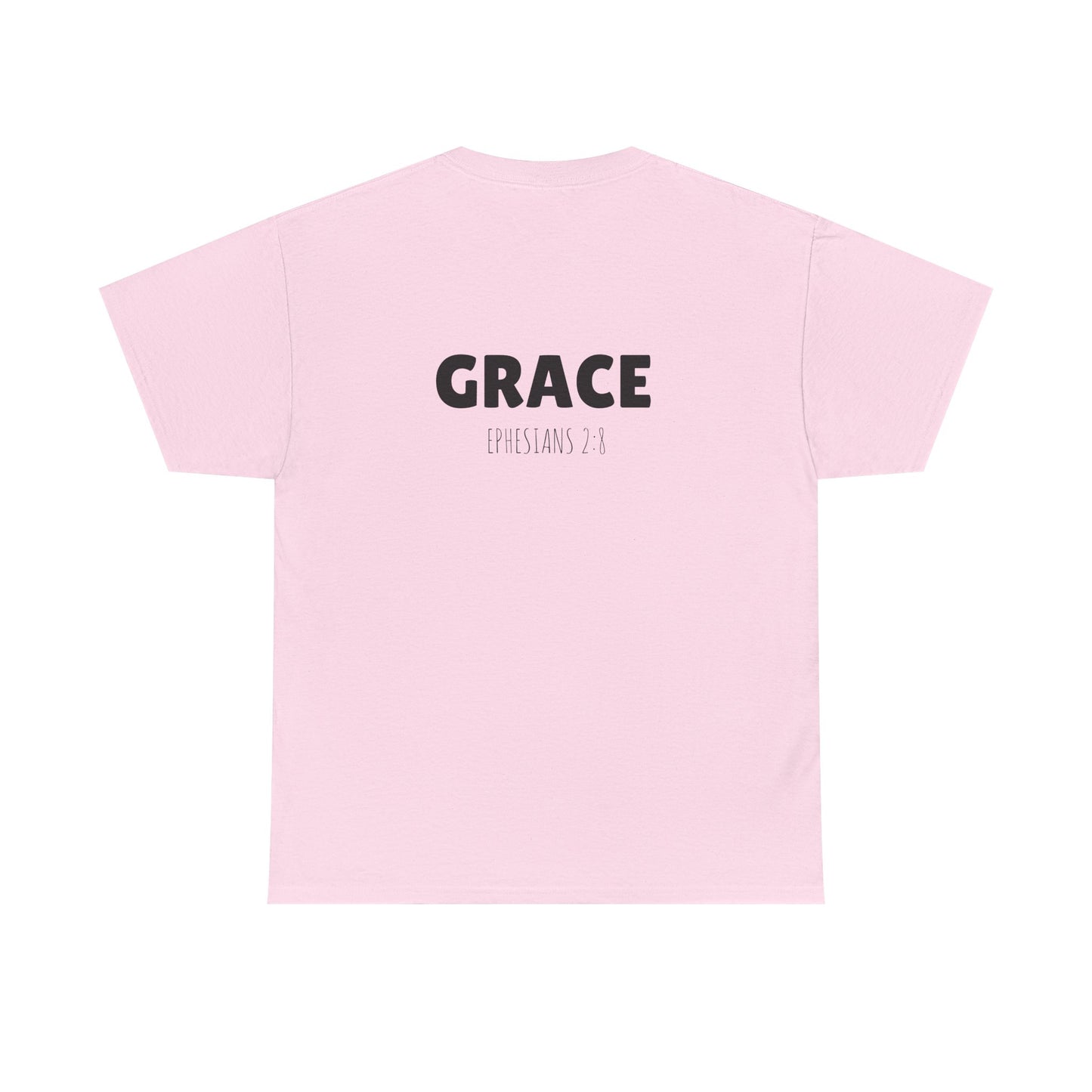 Chic Unisex Heavy Cotton Tee with 'Grace' Design - Perfect for Daily Wear, Gifts, Self-Love, Inspirational Apparel