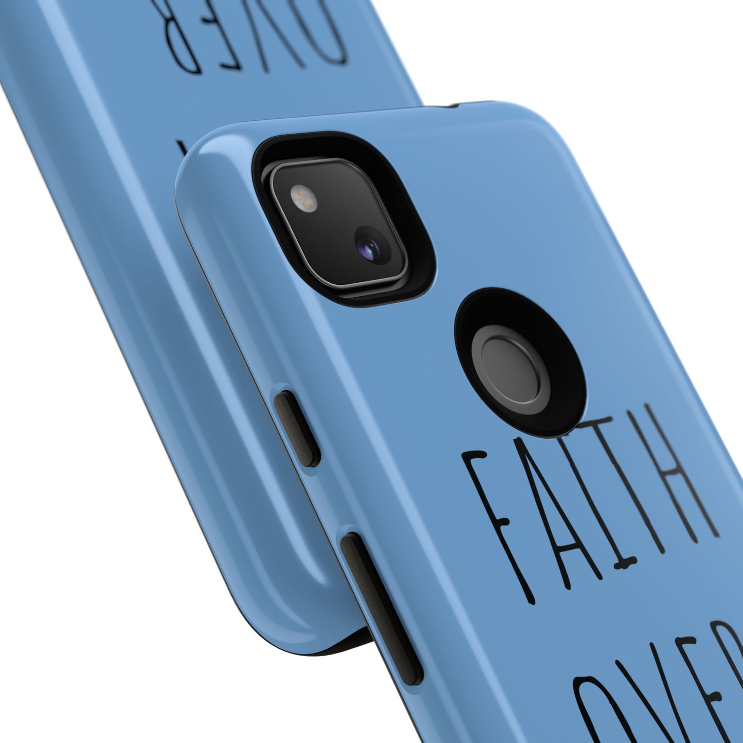 Faith Over Fear Phone Case, Motivational Phone Cover, Inspirational Tech Accessories, Gift for Friends, Affirmation Case