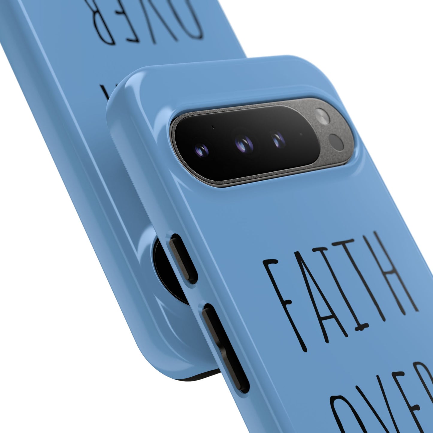Faith Over Fear Phone Case, Motivational Phone Cover, Inspirational Tech Accessories, Gift for Friends, Affirmation Case