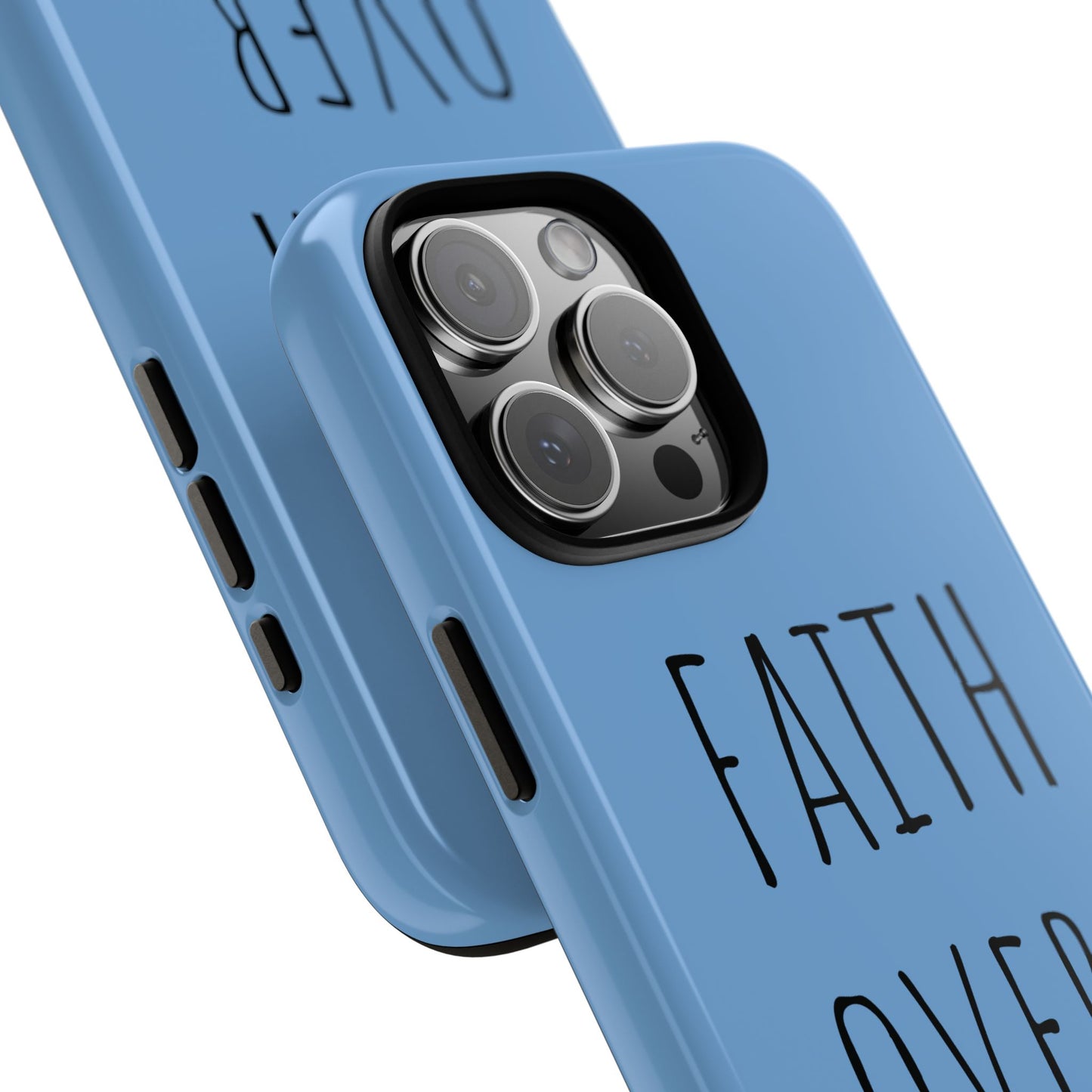 Faith Over Fear Phone Case, Motivational Phone Cover, Inspirational Tech Accessories, Gift for Friends, Affirmation Case