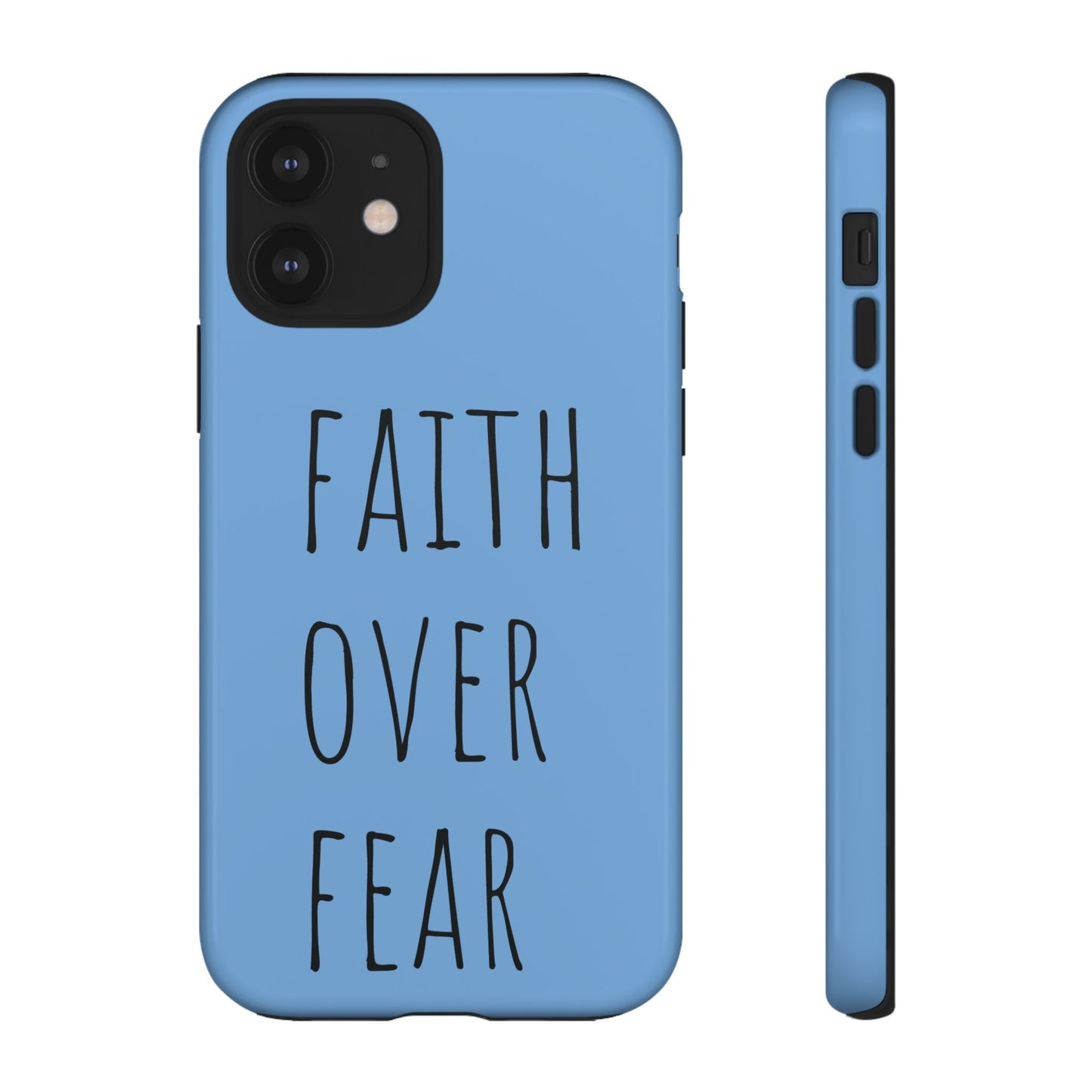 Faith Over Fear Phone Case, Motivational Phone Cover, Inspirational Tech Accessories, Gift for Friends, Affirmation Case