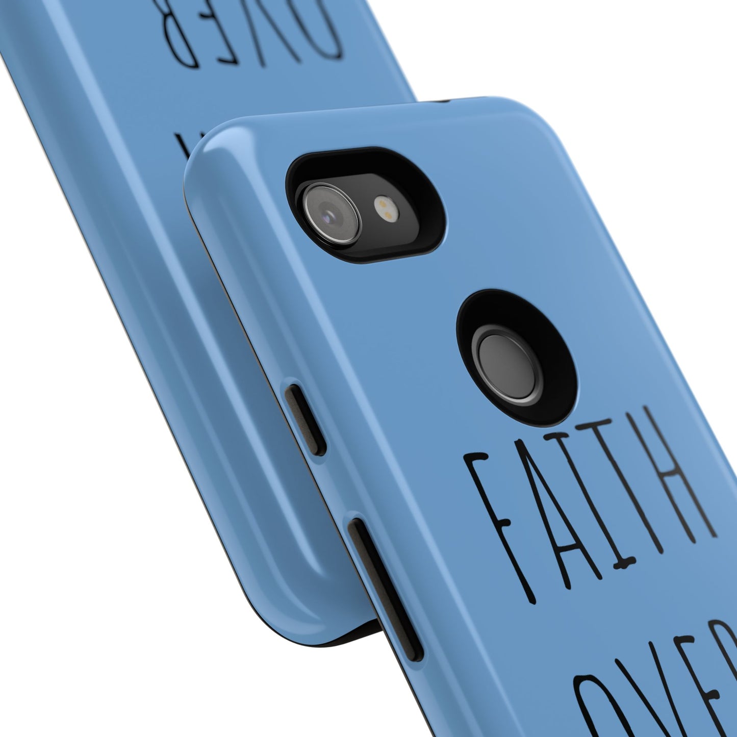 Faith Over Fear Phone Case, Motivational Phone Cover, Inspirational Tech Accessories, Gift for Friends, Affirmation Case