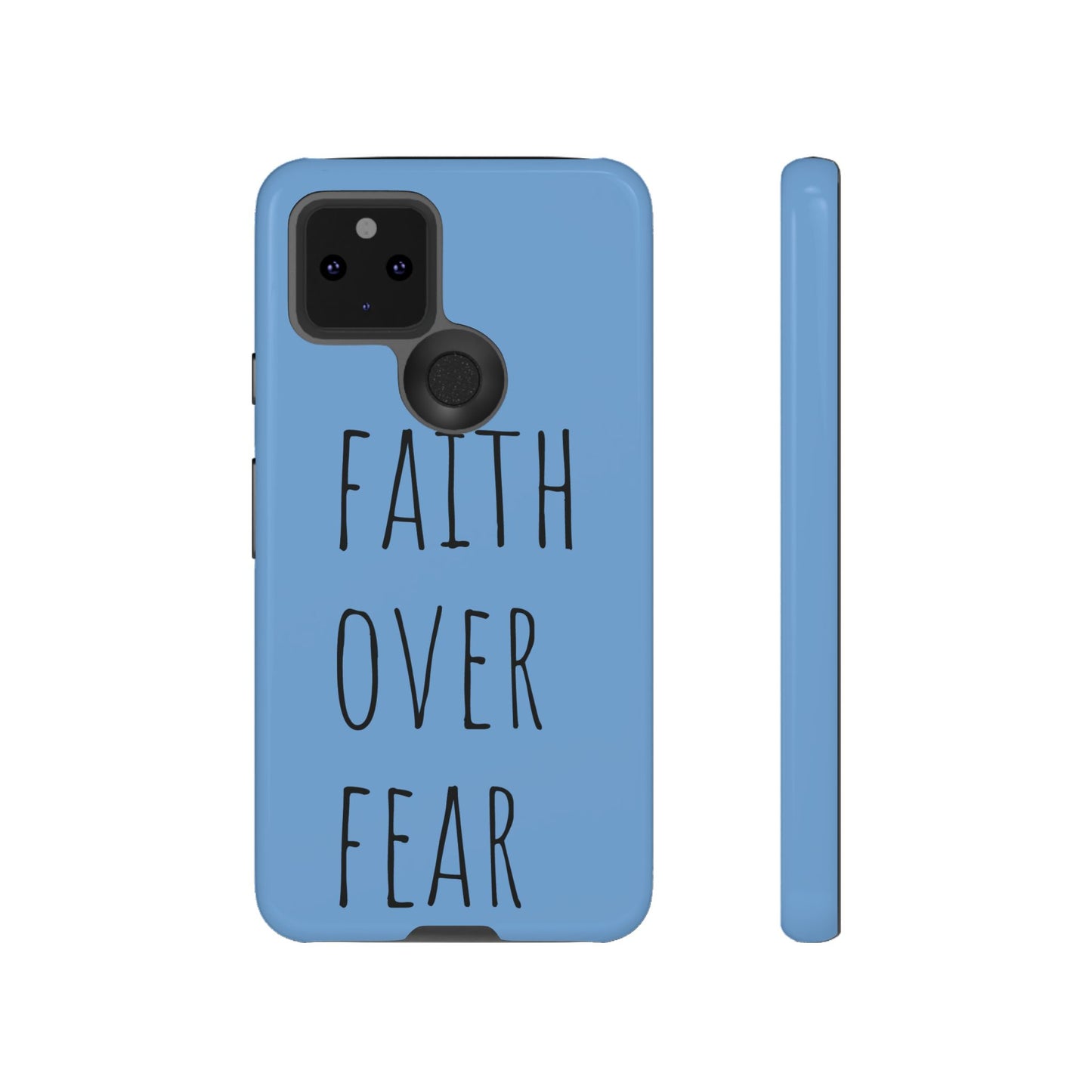 Faith Over Fear Phone Case, Motivational Phone Cover, Inspirational Tech Accessories, Gift for Friends, Affirmation Case