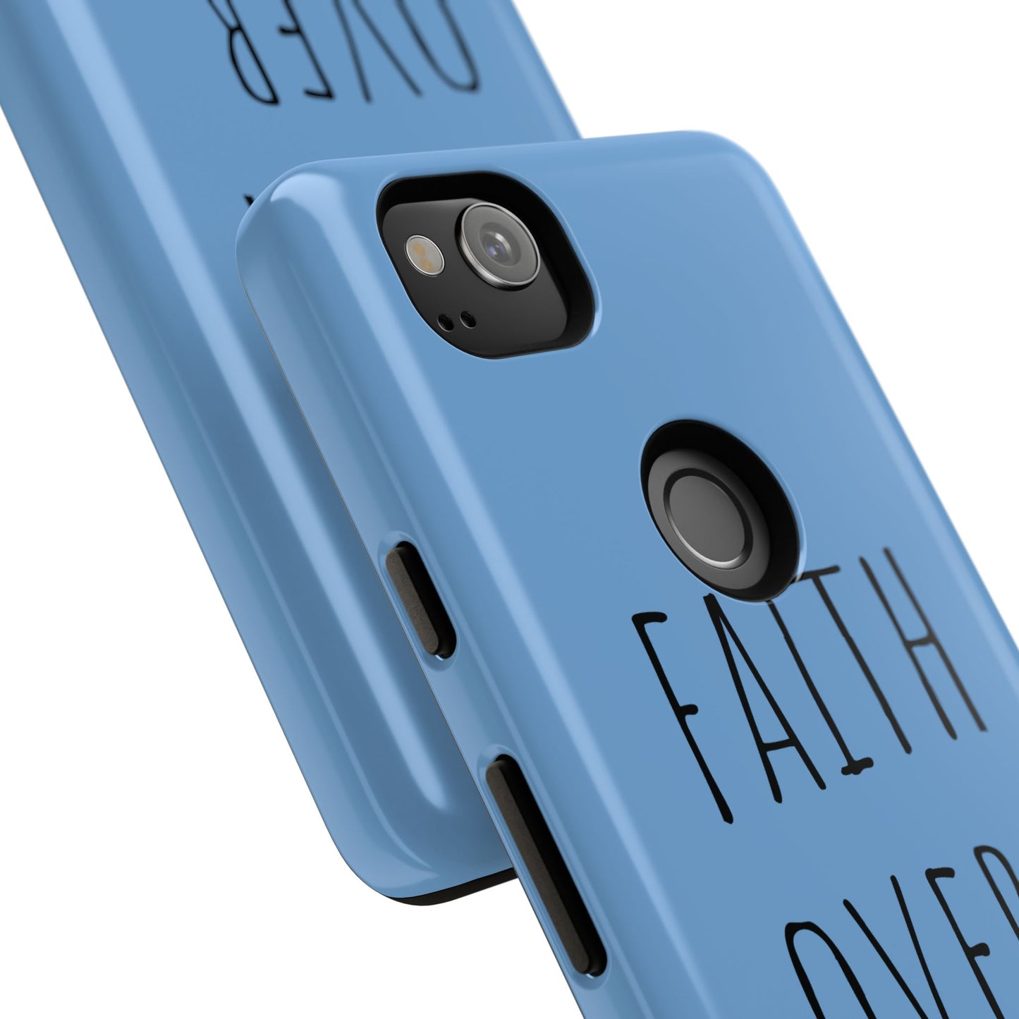 Faith Over Fear Phone Case, Motivational Phone Cover, Inspirational Tech Accessories, Gift for Friends, Affirmation Case