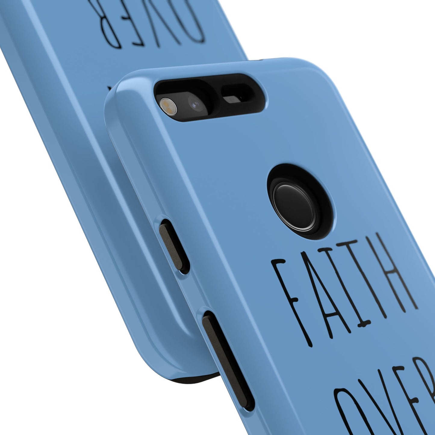 Faith Over Fear Phone Case, Motivational Phone Cover, Inspirational Tech Accessories, Gift for Friends, Affirmation Case