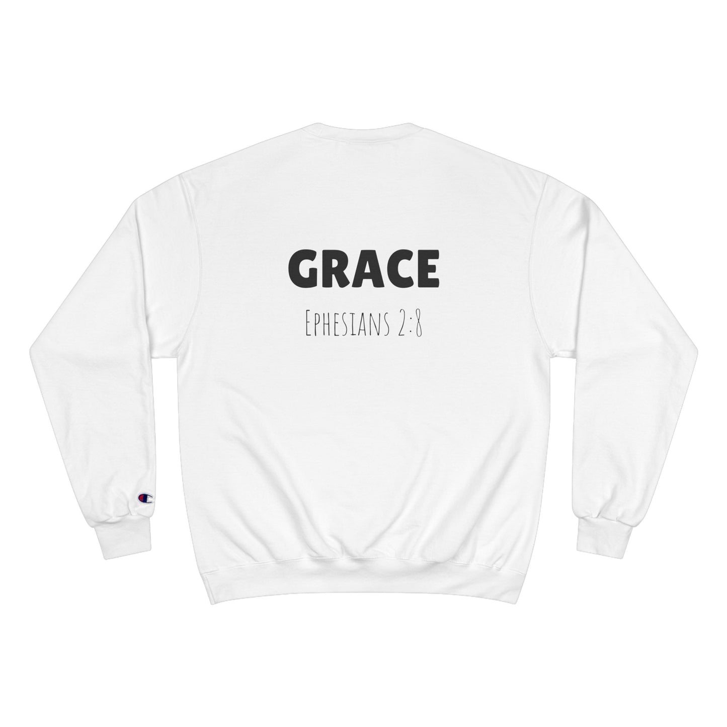 Grace Champion Sweatshirt, Inspirational Sweatshirt, Christian Apparel, Religious Gift, Faith-Based Clothing, Cozy Scripture Sweatshirt