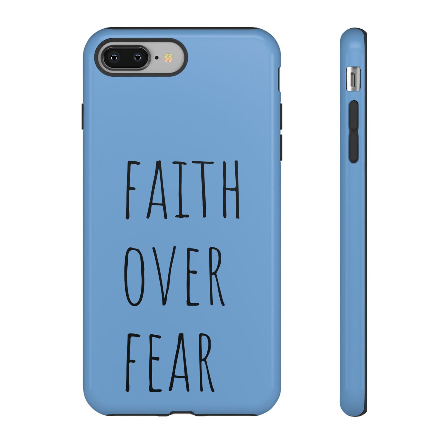 Faith Over Fear Phone Case, Motivational Phone Cover, Inspirational Tech Accessories, Gift for Friends, Affirmation Case