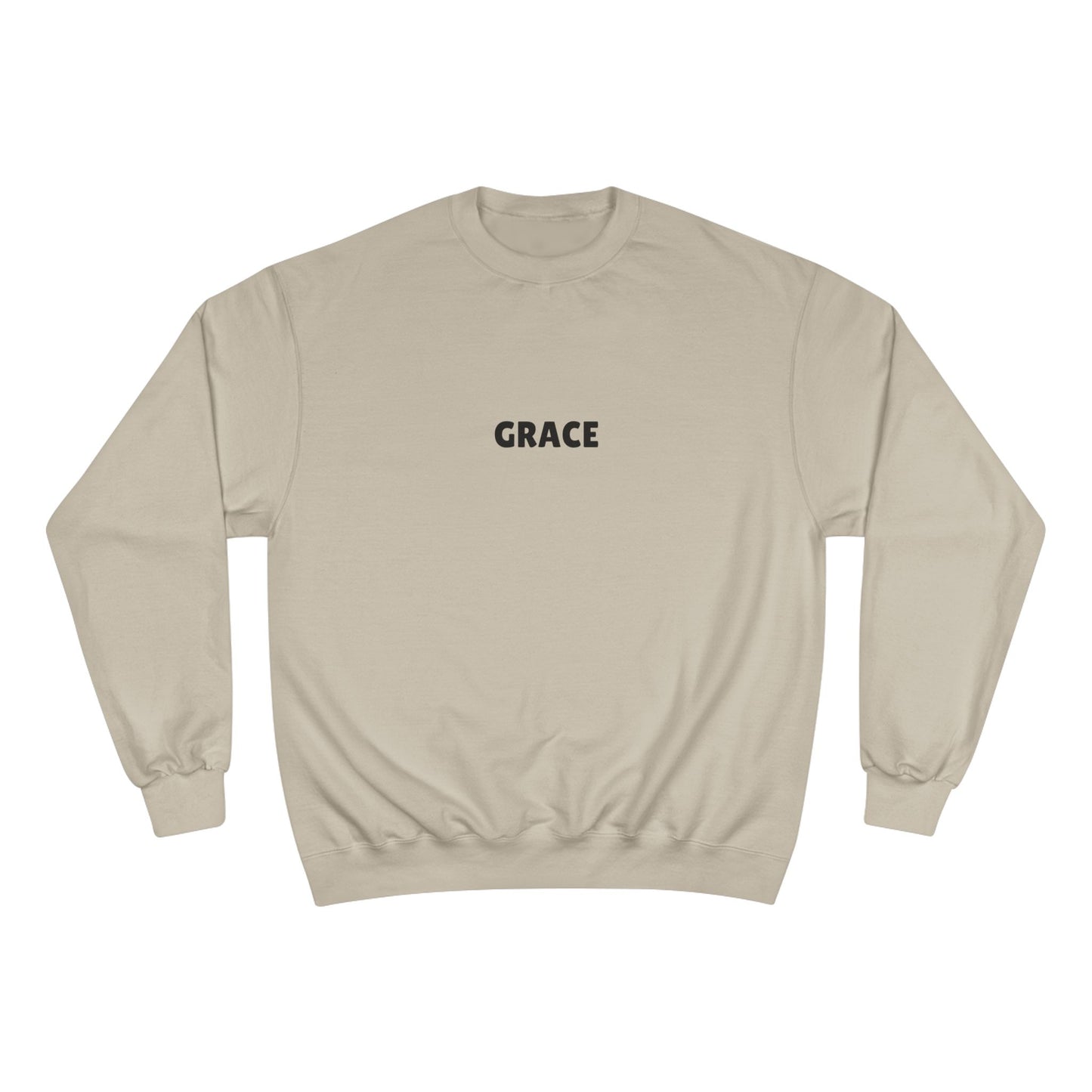 Grace Champion Sweatshirt, Inspirational Sweatshirt, Christian Apparel, Religious Gift, Faith-Based Clothing, Cozy Scripture Sweatshirt