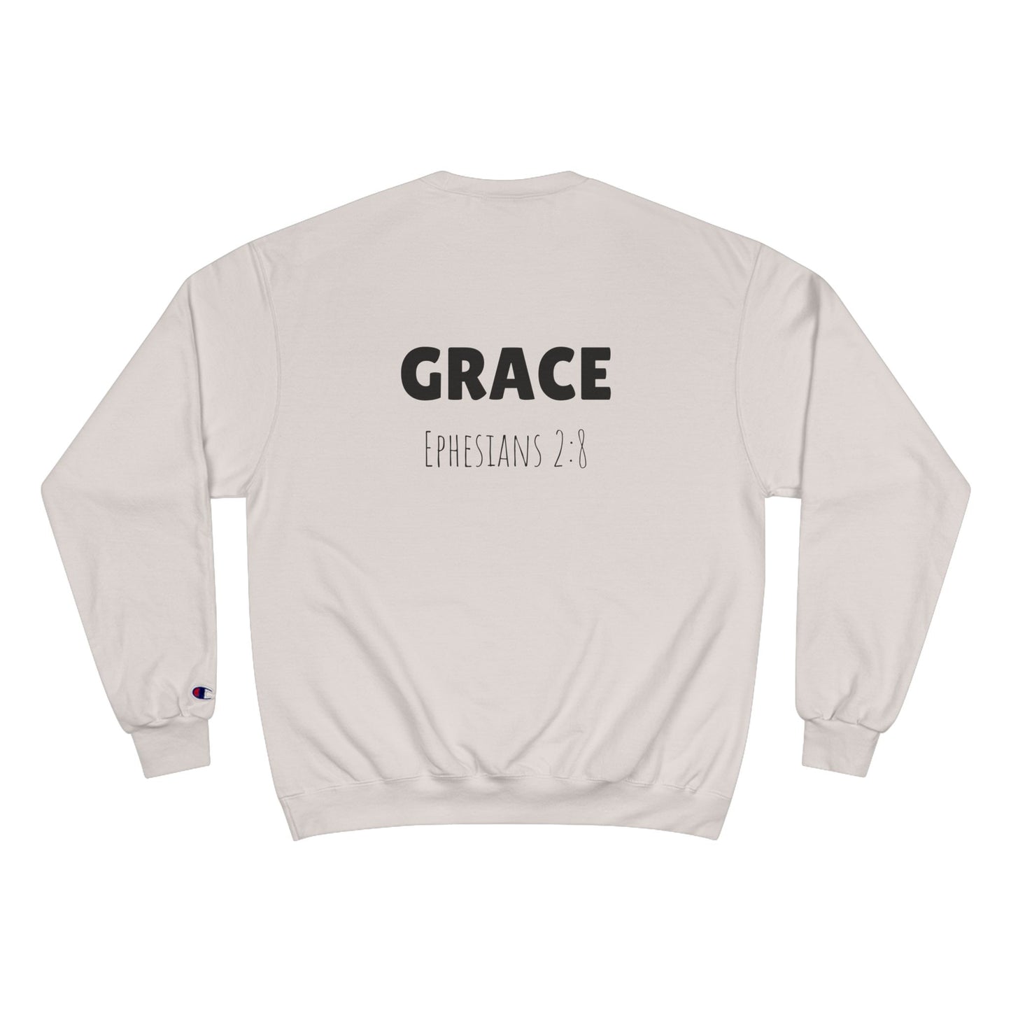 Grace Champion Sweatshirt, Inspirational Sweatshirt, Christian Apparel, Religious Gift, Faith-Based Clothing, Cozy Scripture Sweatshirt