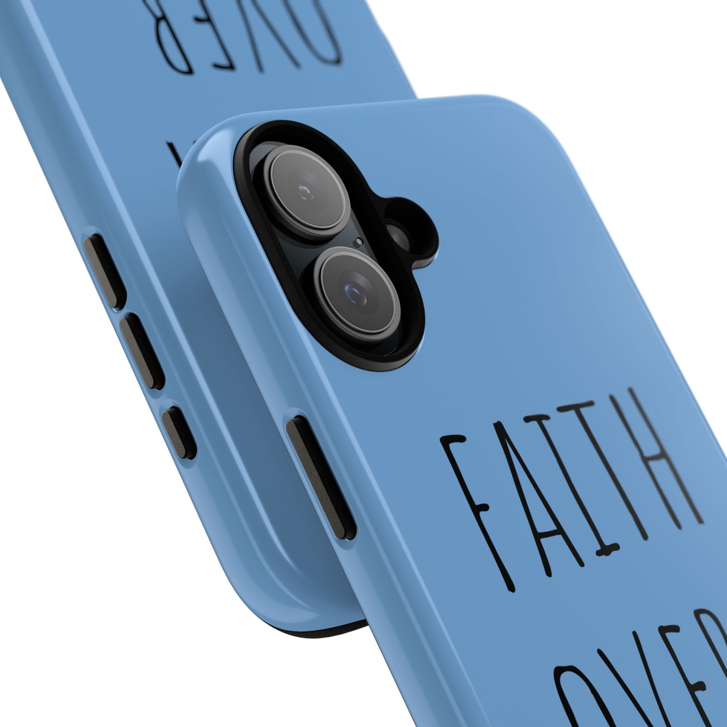 Faith Over Fear Phone Case, Motivational Phone Cover, Inspirational Tech Accessories, Gift for Friends, Affirmation Case