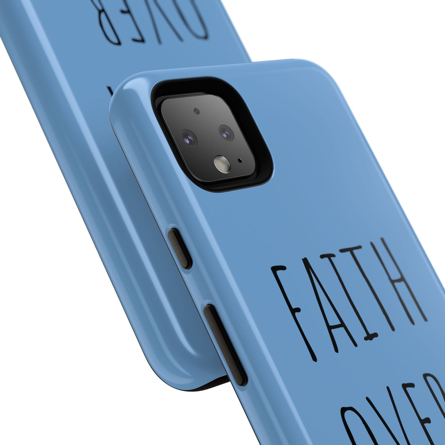Faith Over Fear Phone Case, Motivational Phone Cover, Inspirational Tech Accessories, Gift for Friends, Affirmation Case